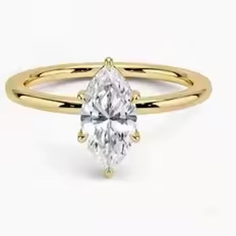1 to 3Ct D/VVS Lab Grown Diamond Ring