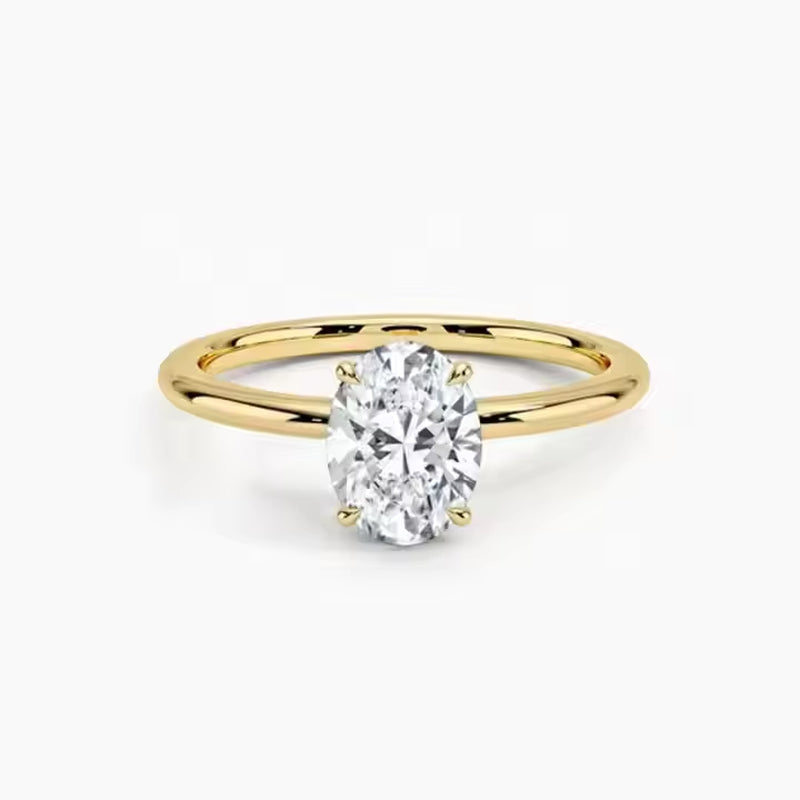 1 to 3Ct D/VVS Lab Grown Diamond Ring