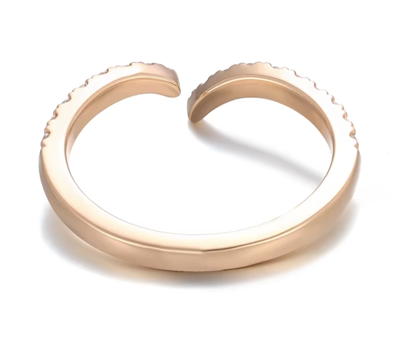 Wedding band | Lab Grown Diamond | 18K 14K 10K Yellow Gold