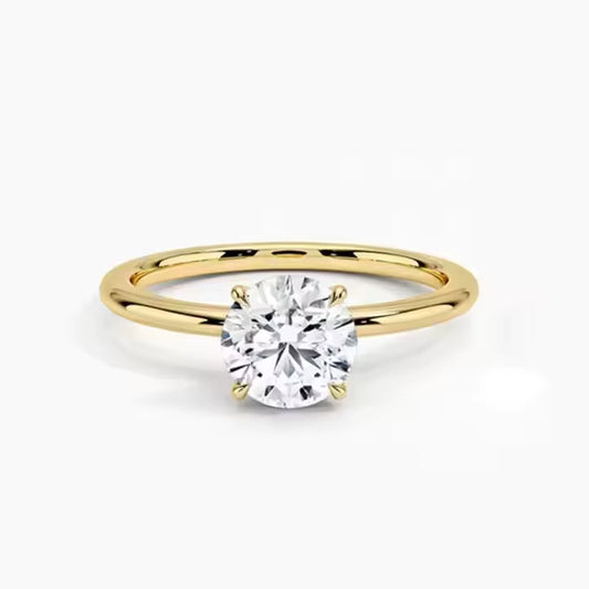 1 to 3Ct D/VVS Lab Grown Diamond Ring